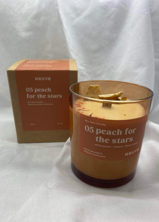 Peach for the Stars Candle